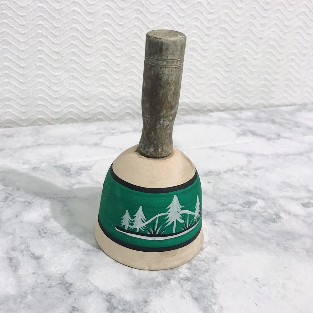 Southwestern TESA Handmade Clay Bell